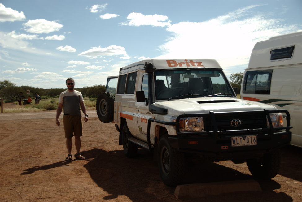 Britz rental 4WD camper van