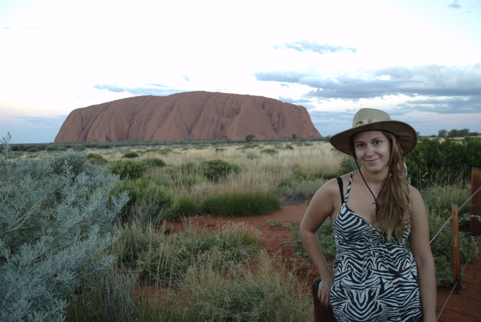 Uluru at sunset