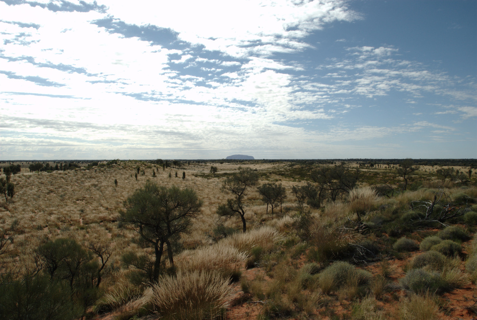 Uluru seen from Kata Tjuta viewing platform