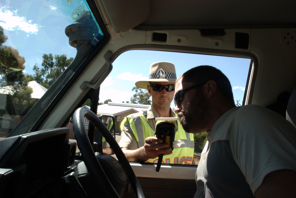 Alcohol test in Yulara